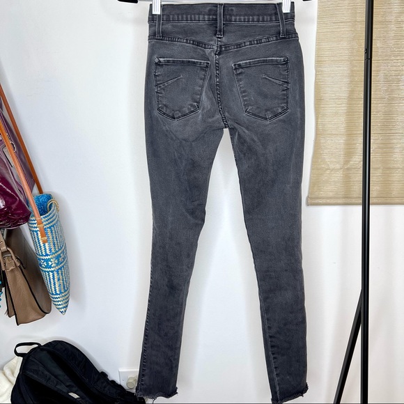 James Jeans Twiggy Black Distressed High Waisted Skinny Jeans - Picture 6 of 10